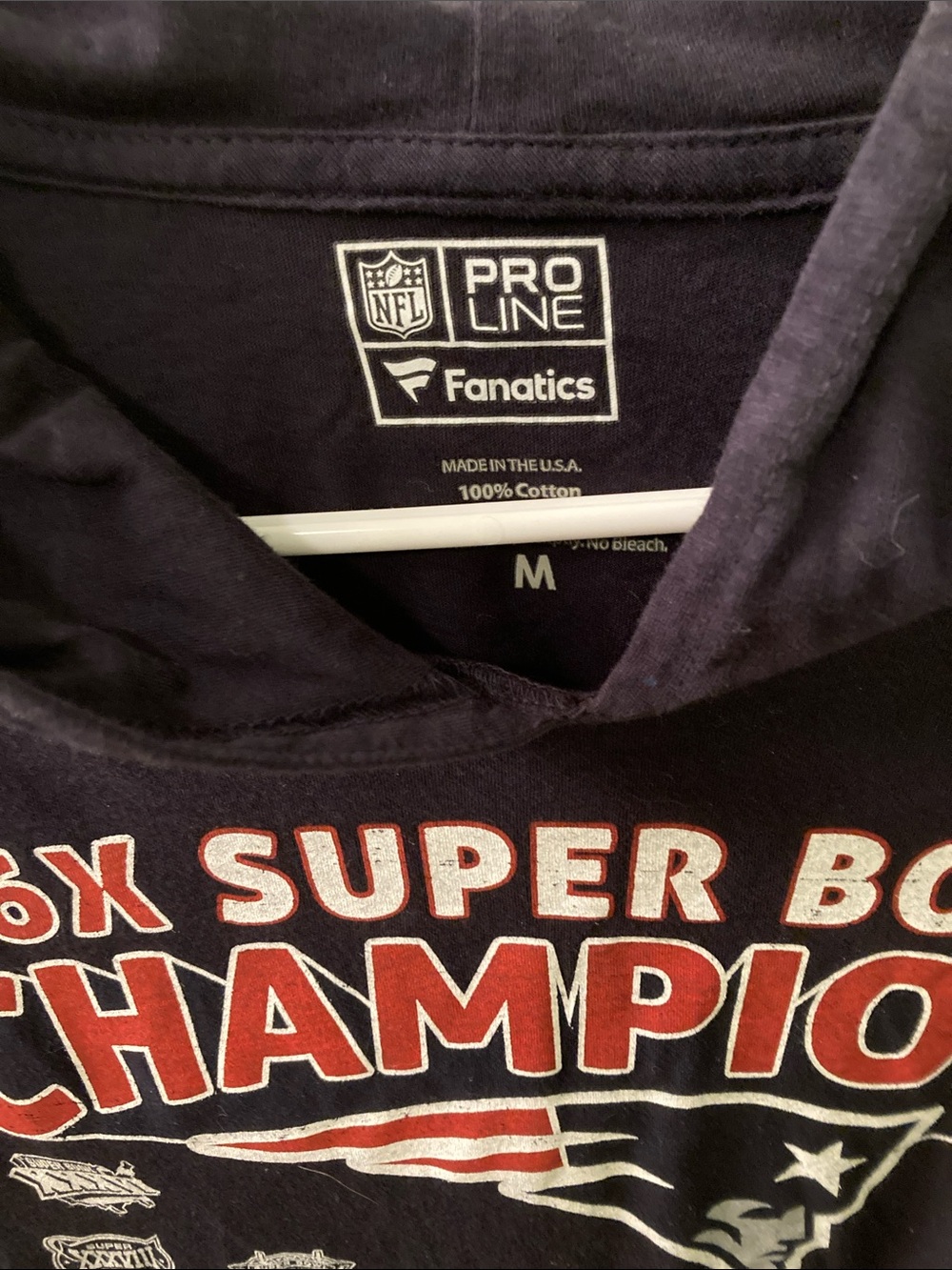 Fanatics NFL Pro Line Navy Super Bowl Champions Hoodie